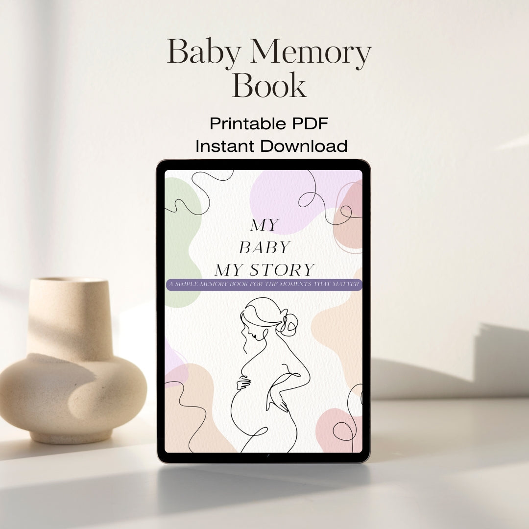 Baby Memory Book Printable PDF – Timeless Keepsake Journal | Little Story Co.