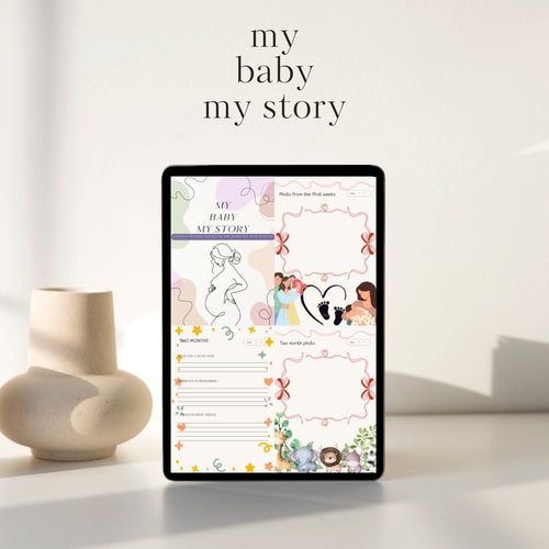 Baby Memory Book Printable PDF – Timeless Keepsake Journal | Little Story Co.